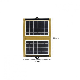 TURYSTYCZNY PANEL SOLARNY CL-670 6v 7.2w USB