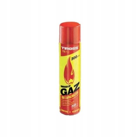 Kartusz gazowy GAZ DO ZAPALNICZEK Tiross TS702 300 ml 168 g