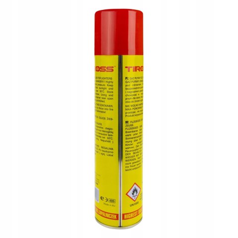 Kartusz gazowy GAZ DO ZAPALNICZEK Tiross TS702 300 ml 168 g Kartusz gazowy GAZ DO ZAPALNICZEK Tiross TS702 300 ml 168 g