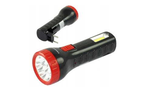 LATARKA AKUMULATOROWA 7 LED+COB ŁADOWANA MOCNA SZPERACZ ZASIĘG 150m LATARKA AKUMULATOROWA 7 LED+COB ŁADOWANA MOCNA SZPERACZ ZASIĘG 150m