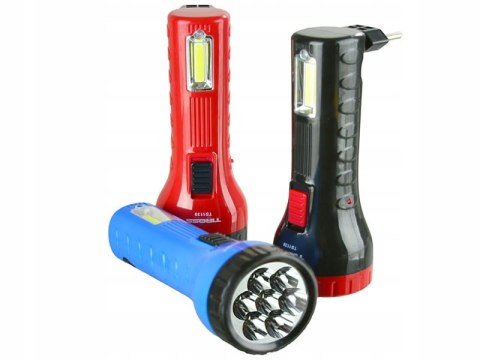 LATARKA AKUMULATOROWA 7 LED+COB ŁADOWANA MOCNA SZPERACZ ZASIĘG 150m LATARKA AKUMULATOROWA 7 LED+COB ŁADOWANA MOCNA SZPERACZ ZASIĘG 150m