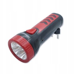Latarka AKUMULATOROWA 4 LED Lampka Klasyczna Praktyczna WIELOKOLOROWA