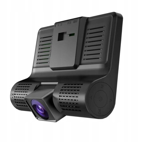 WIDEOREJESTRATOR KAMERA KAMERKA SAMOCHODOWA 3 w 1 PRZÓD TYŁ WNĘTRZE 1080P WIDEOREJESTRATOR KAMERA KAMERKA SAMOCHODOWA 3 w 1 PRZÓD TYŁ WNĘTRZE 1080P