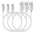 KABEL IPHONE LIGHTNING to usb Cable APPLE IPOD 3 SZTUKI