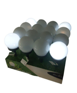 Lampka led Ogrodowa kula 10cm zestaw 8szt