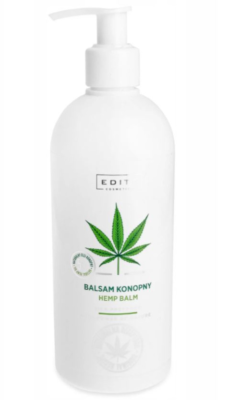 BALSAM Z NATURALNYM OLEJEM KONOPNYM EDITT 400ml