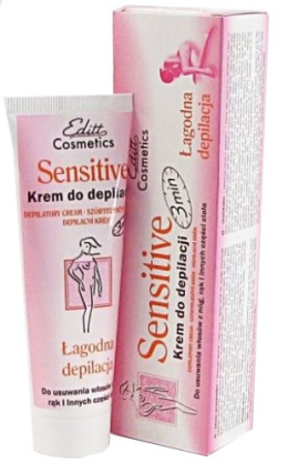 Krem do ŁAGODNEJ depilacji Sensitive EDITT 75ml