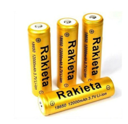 AKUMULATOR RAKIETA 4szt 12000mAh + ŁADOWARKA