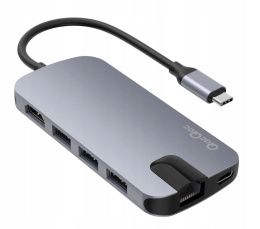 QacQoc USB C Koncentrator sieciowy HUB USB 3.0